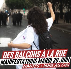 St Nazaire : DES BALCONS À LA RUE : NOUVELLES MANIFESTATIONS POUR L’HÔPITAL MARDI 30 JUIN @ Saint Nazaire